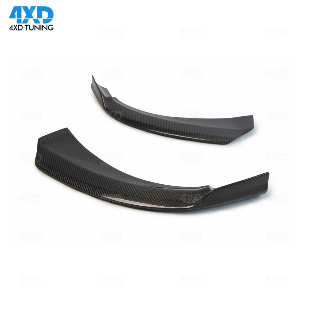 Сплиттер для губ переднего бампера из углеродного волокна Mercedes AMG W117 C117 CLA250 CLA260