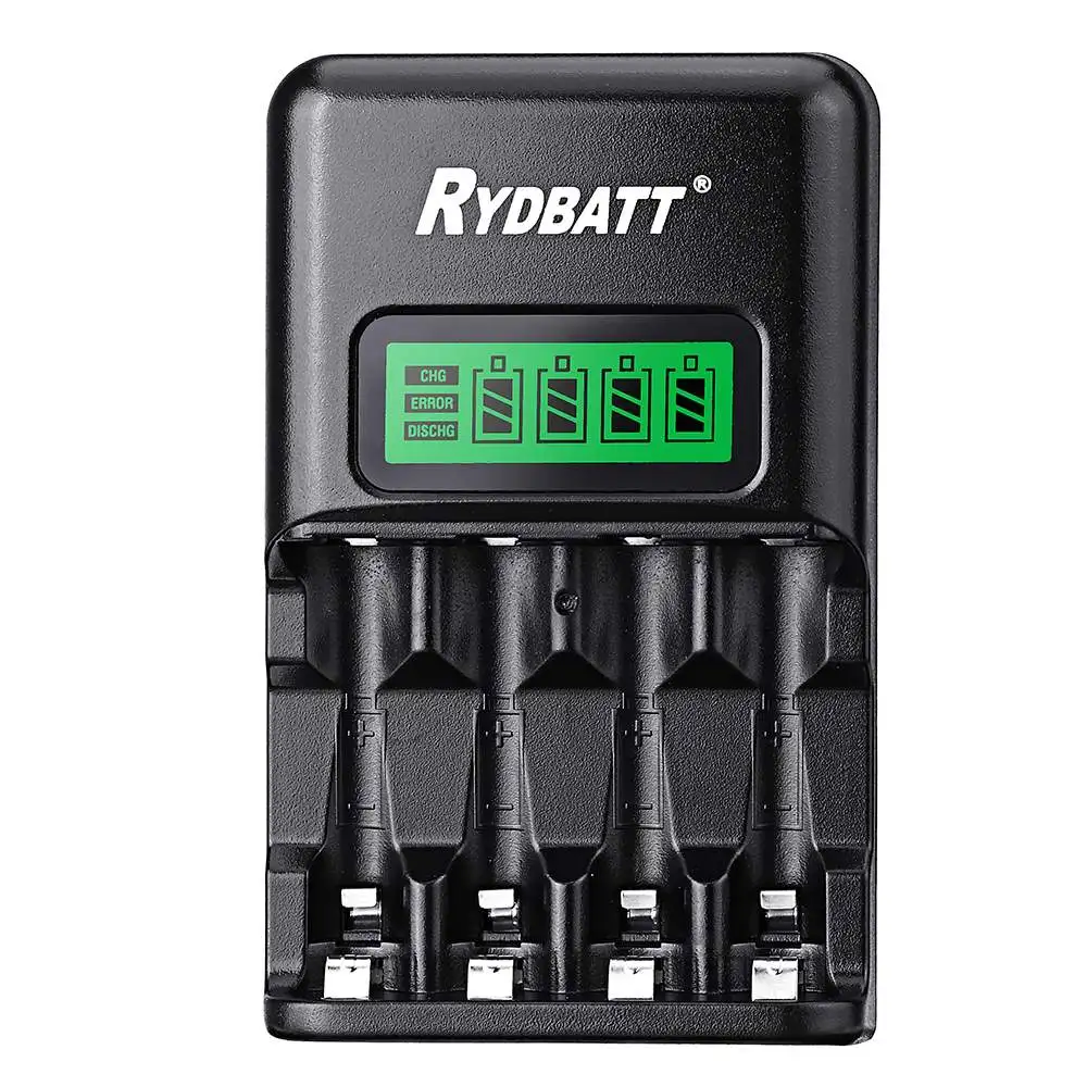 Смарт зарядное устройство RYDBATT 4 слота ЖК дисплей для модели радиоуправляемого