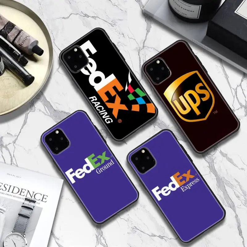 

Express TNT UPS Soft Phone Case For Iphone 6 6s 7 8 Plus XR X XS XSmax 11 12 Pro Mini Max