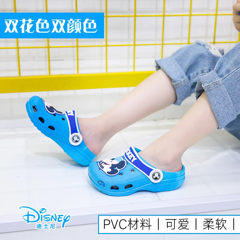 

Disney children shoes Mickey Mouse Minnie boy and girl fashion cartoon non-slip breathable comfortable hole sandals for kids
