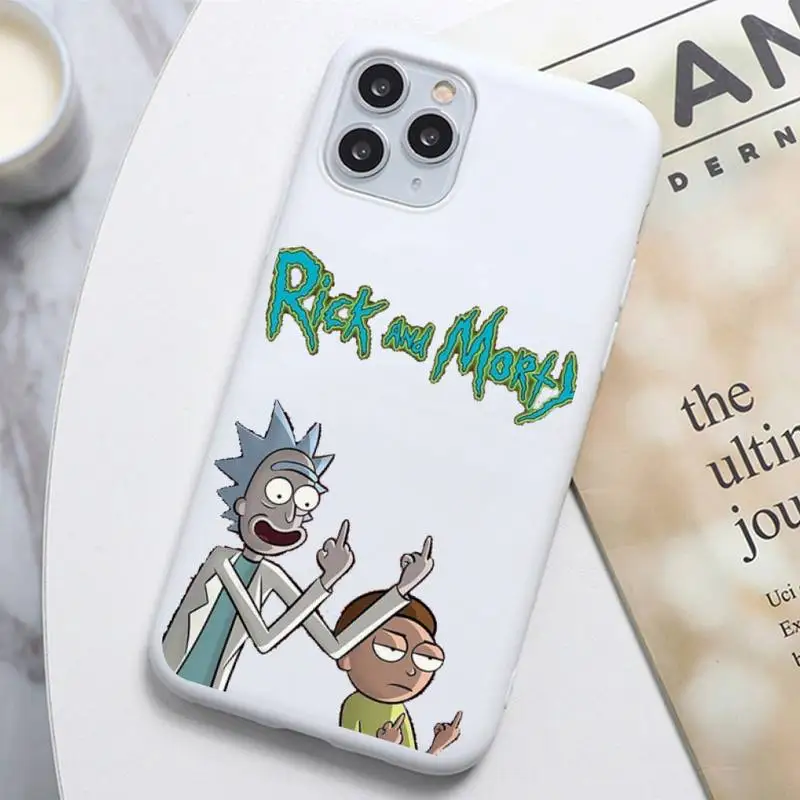 

Cartoon Ricks Mortys Phone Case Soft Case for iPhone 12 11 Pro Max XS XR 8 7 6s Plus 11Pro 7Plus 8Plus