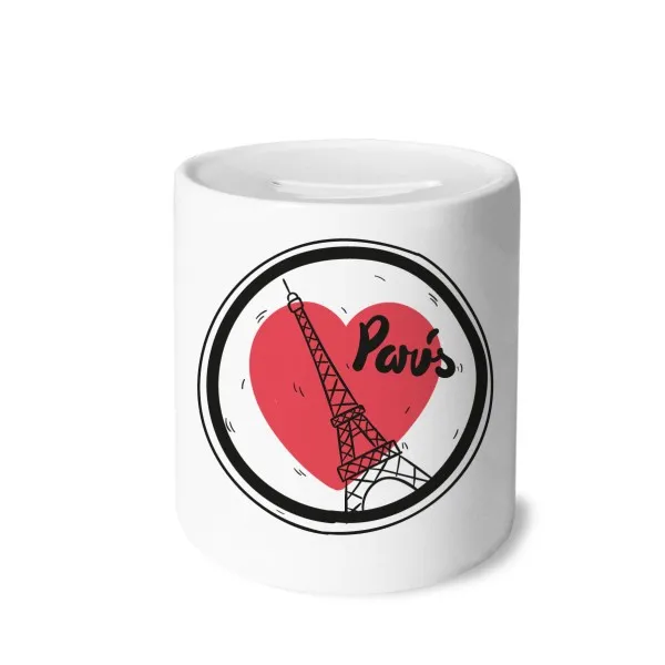 Городской Париж Франция Эйфелева башня любовь коробка для денег сберегающие