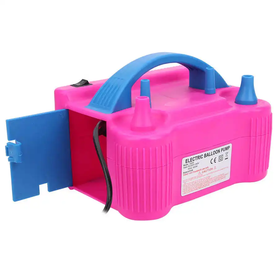Электрический воздушный шар насос воздуходувка 2 сопла небольшой портативный