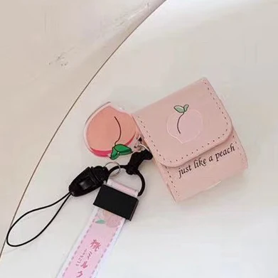 427U Кожаный чехол для наушников для Airpods 2, чехол, красная Роскошная вишневая крышка для Apple Air Pods, защитный чехол с кольцами для ключей, аксессуары, чехол - Цвет: 427U
