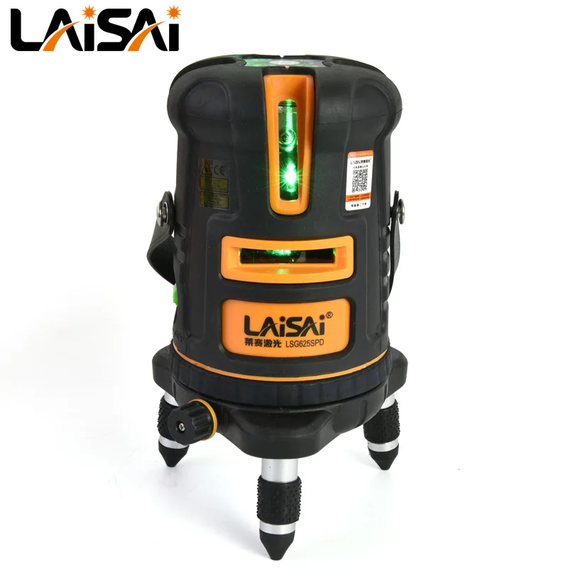 Лазерный измеритель уровня LAISAI Lnfrared синий светильник 5 линий с точками
