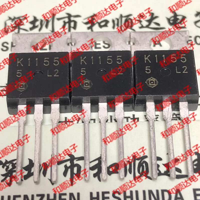 

10 шт./лот K1155 2SK1155 новый запас TO-220 450V 5A