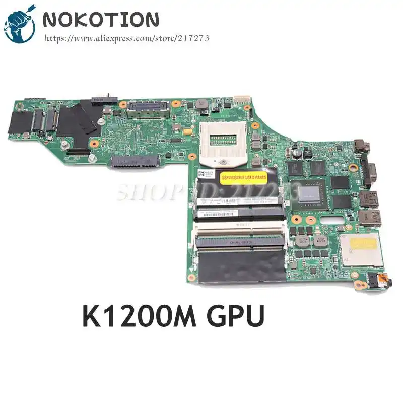 Материнская плата NOKOTION для ноутбука Lenovo ThinkPad W540 15 6 дюйма HD4600 Quadro K2100M Graphics 04X5301 04X5293