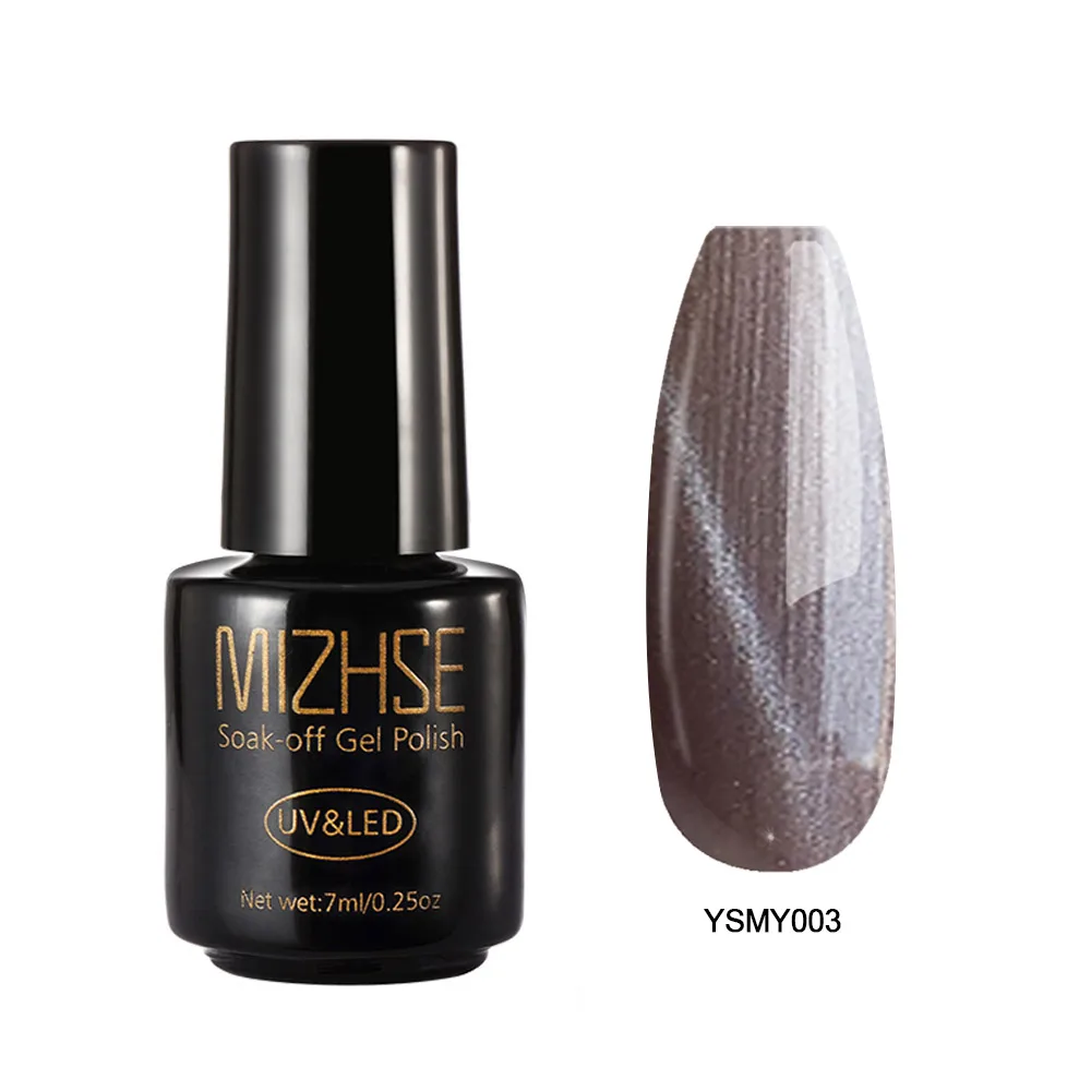 YSMY003 MIZHSE 5D Гель-лак для ногтей с эффектом «кошачий глаз» 7 мл кошачий глаз УФ-Гель-лак замочить от магнитной палочки лак для ногтей Дизайн ногтей Полупостоянный Светодиодный УФ-гель - Цвет: YSMY003