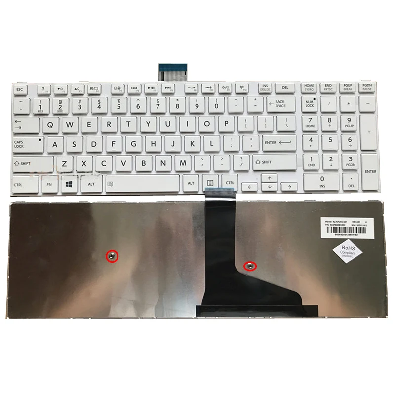 Бесплатная Доставка! Новая клавиатура для ноутбука Toshiba L50A L50-A M50-A L50D-A M50D-A C70 C70D-A C75