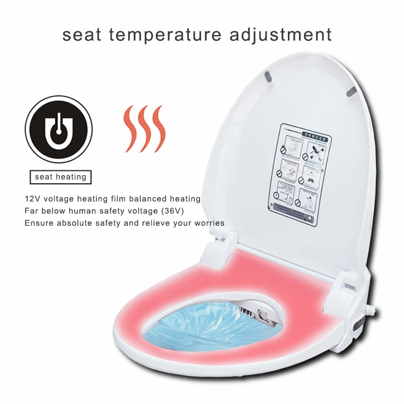 Wetips Remote Control Toilet Cover Smart Seat With Heating Helps Detoxify Warm Wash Electronic Intelligent Bidet | Обустройство дома