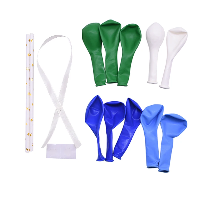 B12-1set 1 комплект 10 шт. 5 дюймов шар гирлянда Арка торт комплект экстракласса День Рождения украшения детский душ свадебный десерт украшения принадлежности - Цвет: B12-1set