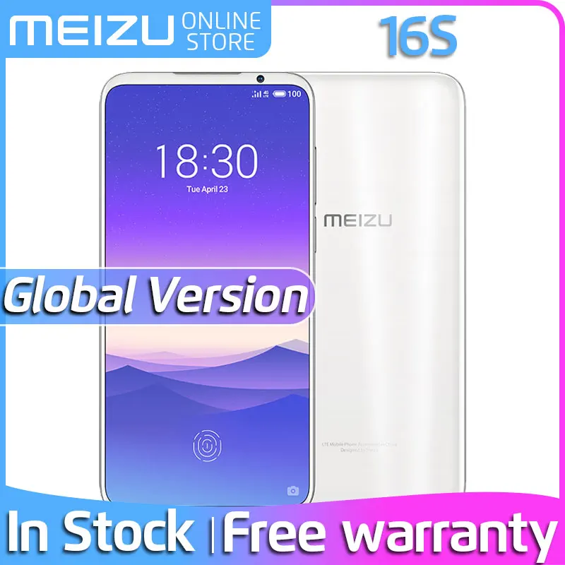 Meizu 16s 8 Гб 128 ГБ глобальная версия Meizu16s Snapdragon 855 мобильный телефон 48мп камера NFC Google Pay большая батарея Быстрая зарядка