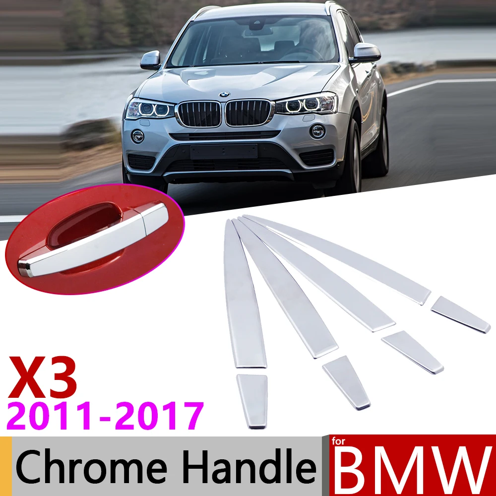 Накладка на дверную ручку для BMW X3 F25 2011 ~ 2017|Наклейки автомобиль| |