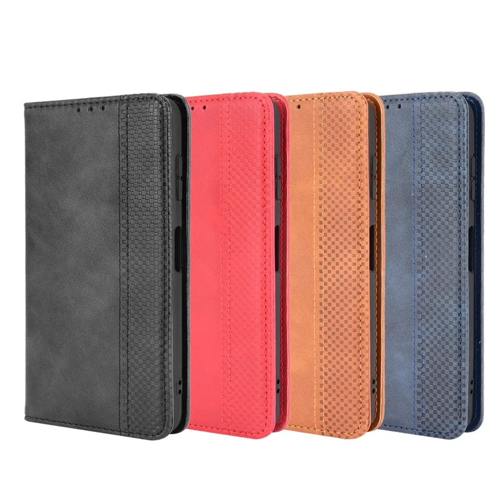 Для Sharp Aquos роскошный флип-кошелек из искусственной кожи магнитный адсорбционный