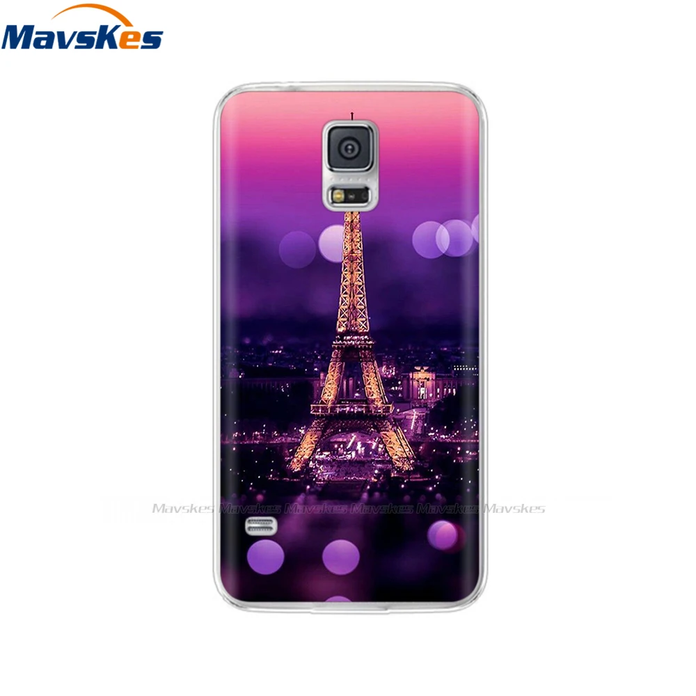 Чехол для Samsung Galaxy S5 силиконовая Мягкая задняя крышка из ТПУ телефона I9600 SM-G900F