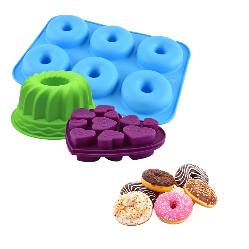 Высококачественная силиконовая форма для торта пончики выпечки набор