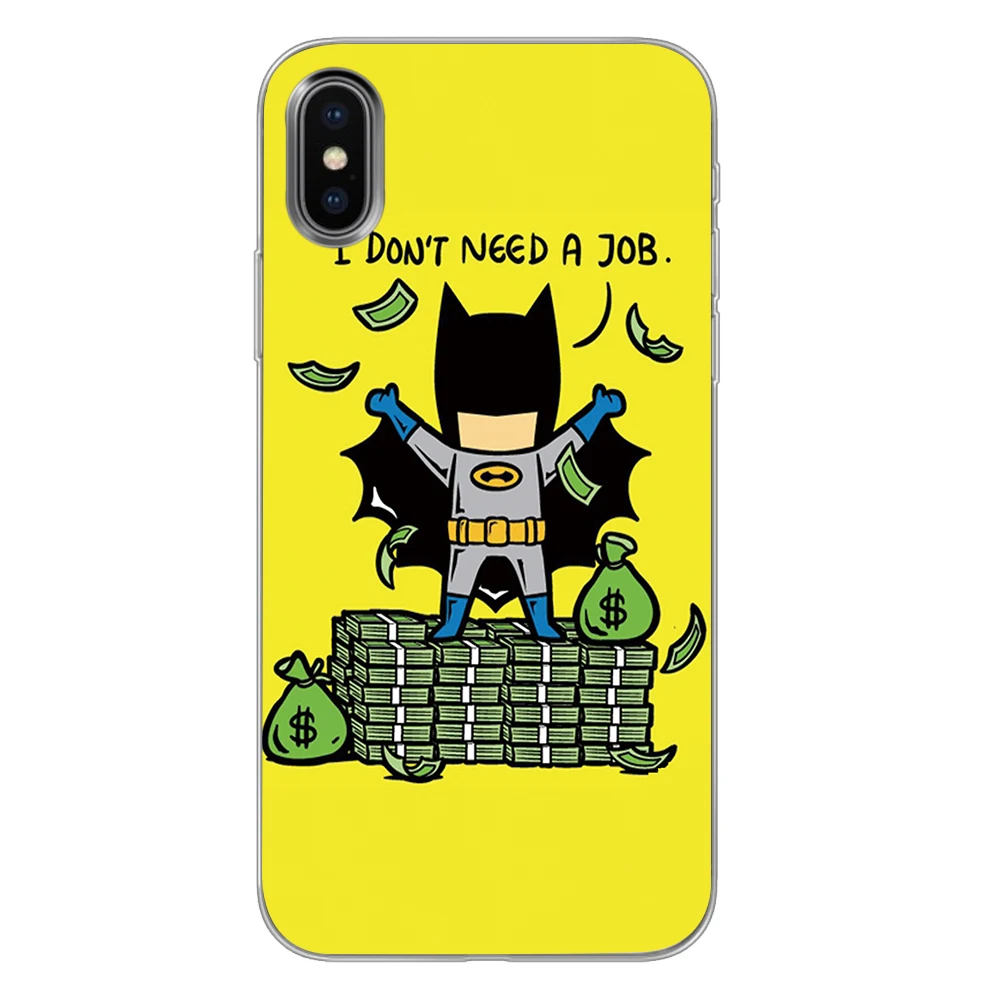 3 Бэтмен Супермен для Dc комиксов силиконовые чехлы для телефонов iPhone 5 5S SE 6 6s 7 8 Plus X XS Max XR задняя крышка - Цвет: 3