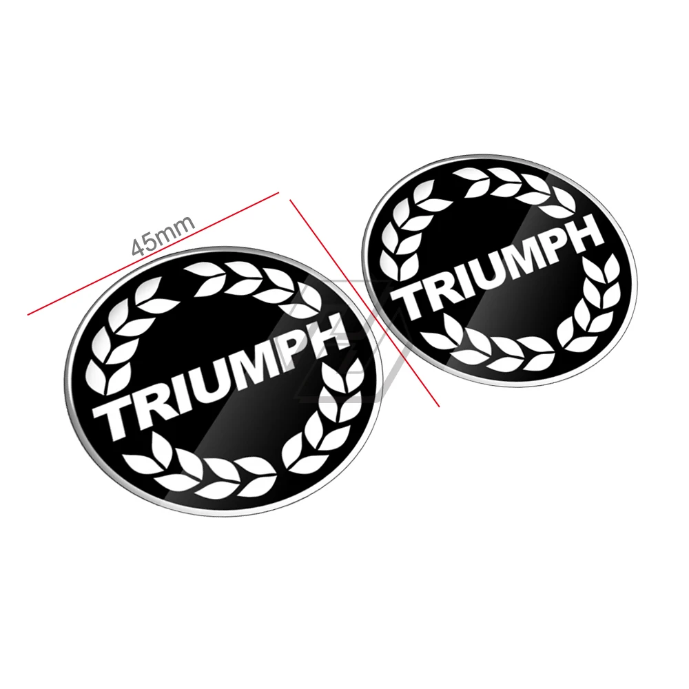

3D Motorcycle Round Sticker Case for Triumph Tiger 800 1200 STREET TRIPLE 675 675R 45x45mm