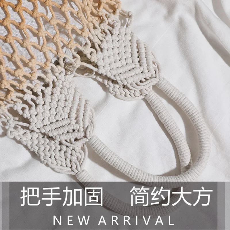 

Summer Beach Bohemia Bag for Women Straw Tassel Ladies Tote Bag Crochet Braided Sea Women`s Handbag Raffia Woven 2021 Vacation