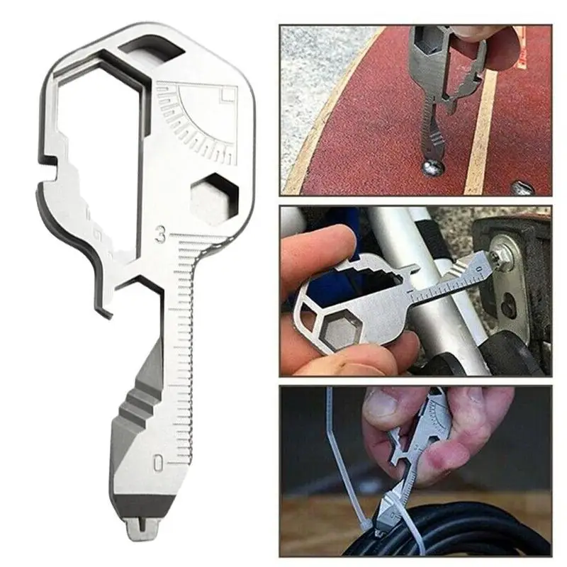 

1 Pcs Multifunction Mini EDC Screwdriver Key Shape Slotted Screwdrivers Keychain Pocket Portable Outdoor Camping Tool Supplies