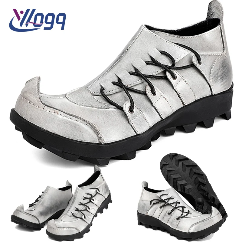 Туфли-Лоферы мужские из натуральной кожи на шнуровке | Обувь