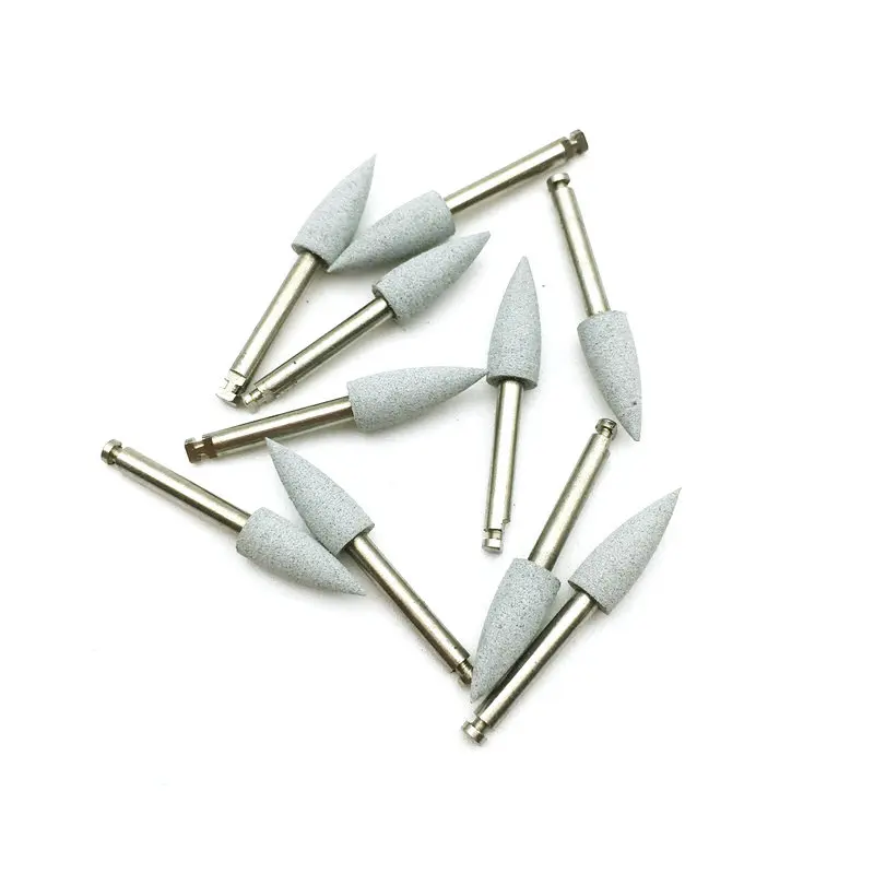 10 шт./пакет зубные силиконовые шлифовальные насадки полировщик зубов для