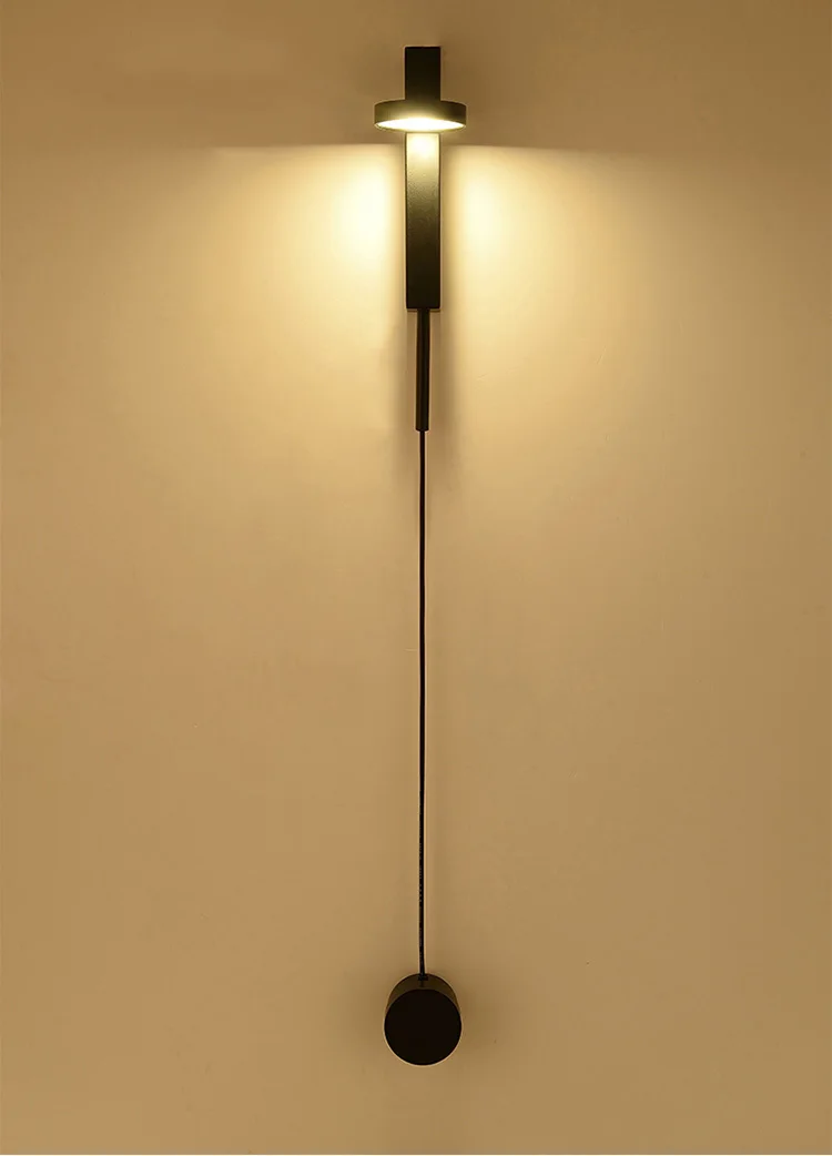 Современный настенный светильник в скандинавском стиле роскошный простой