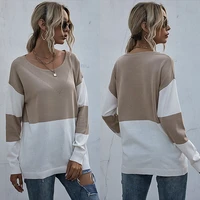 spring autumn womens sweater slim warm pullovers sexy hollow sweaters women loose knitted female v neck small fresh sweater