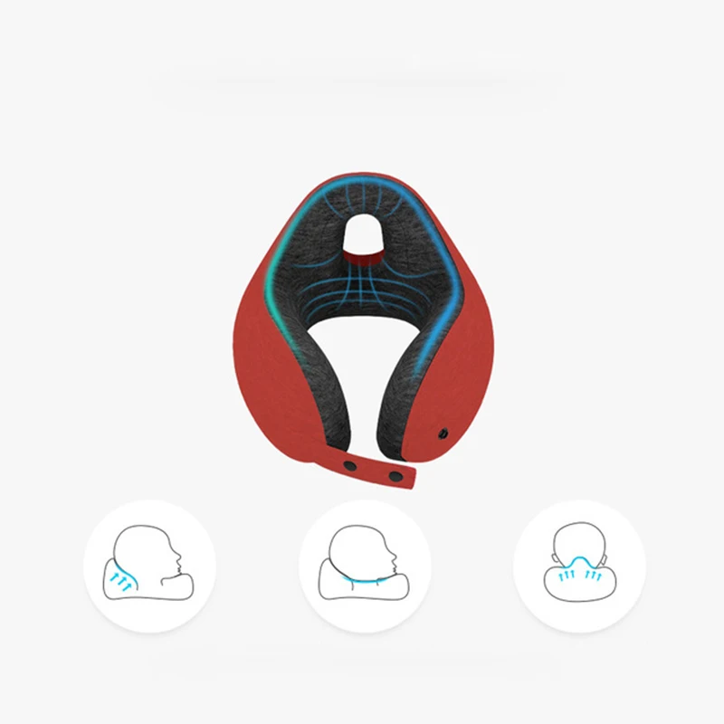 Новая u образная Подушка с эффектом памяти Автомобильная подушка для путешествий