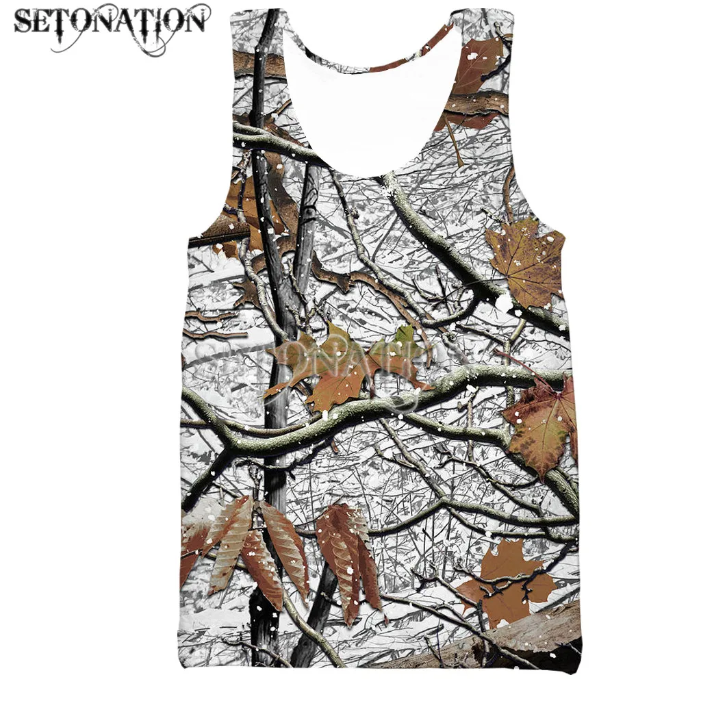 Жилет для снежной охоты мужчин и женщин новинка модный крутой жилет с 3D принтом