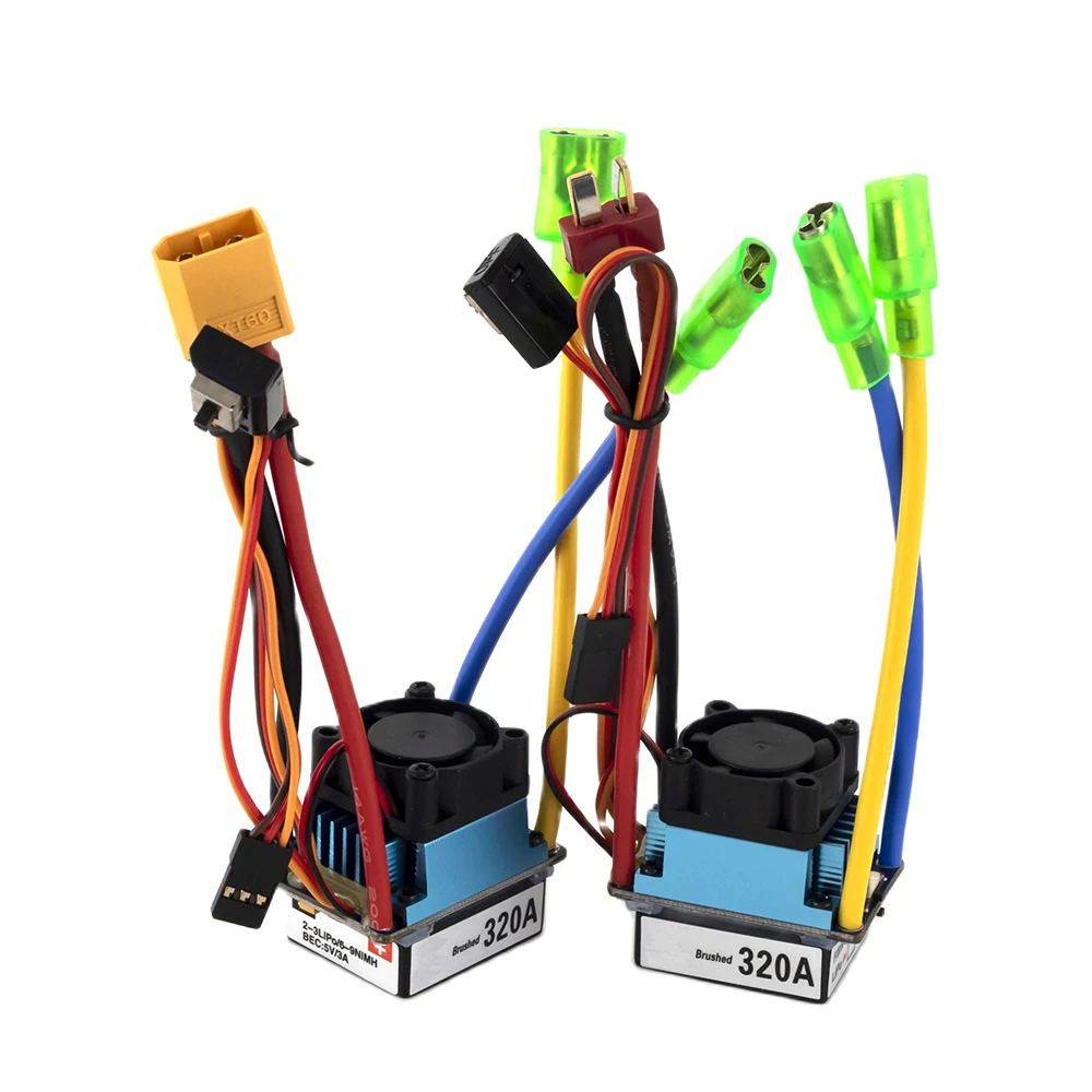 Водонепроницаемый матовый ESC 320A 2S 3S 5V 3A BEC 60A ESC для 1/10 RC Car Boat Truck Monster off-road Car 540 550 motor Водонепроницаемый матовый ESC 320A 2S 3S 5V 3A BEC 60A ESC для 1/10 RC Car Boat Truck Monster off-road Car 540 550 motor