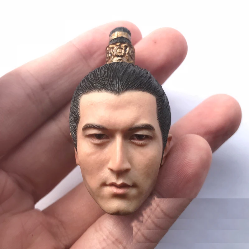 

1/6 Scale Nicholas Tse Head Sculpt Ancient Male Soldier Head Carving Model Toy for 12in Action Figure Collection