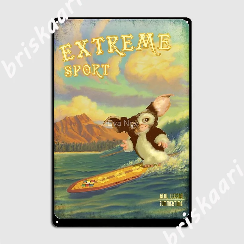 

Ретро доска для серфинга металлическая табличка для дома клуба вечевечерние жестяные плакаты