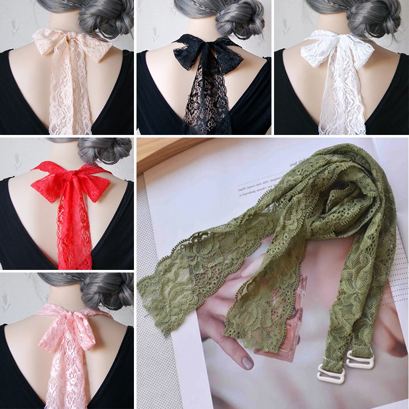 

Women's Elastic Bra Strap Sexy Lace Bra Strap Adjustable Shoulder Straps for Bridal Wedding Party Invisible Shoulder Strap