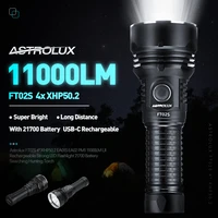 astrolux ft02s 4 xhp50 2 ea01s ea02 pm1 11000lm ui rechargeable strong led flashlight 21700 battery searching hunting torch