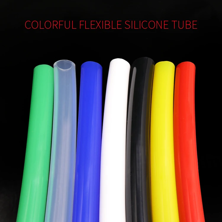 

Colorful Flexible Silicone Tube ID 16mm x 21mm OD Food Grade Non-toxic Drink Water Rubber Hose Milk Beer Soft Pipe Connector