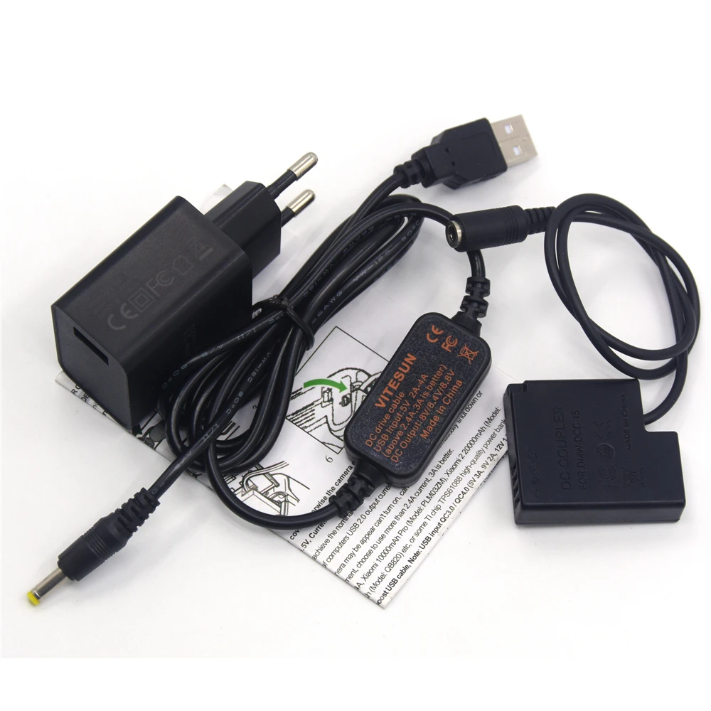 USB кабель и адаптер для камеры Lumix GM5 GF7 GF8 GF9 LX10 LX15|battery adapter d|batteries batteriesbattery battery |