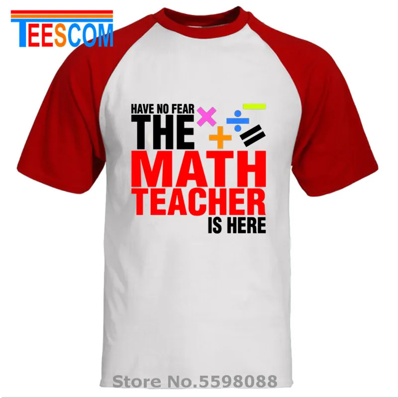 Футболка из модной серии Не бойся математики лето футболка с круглым воротником