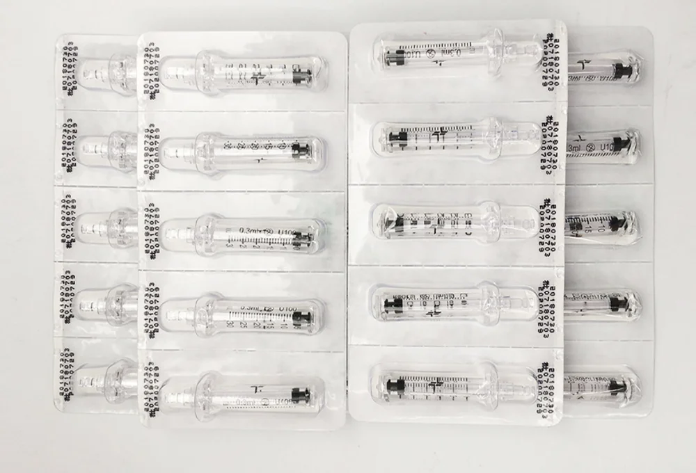 Один набор золотой красный гиалурон Ручка Шприц конвертер гиалуроновая инъекция