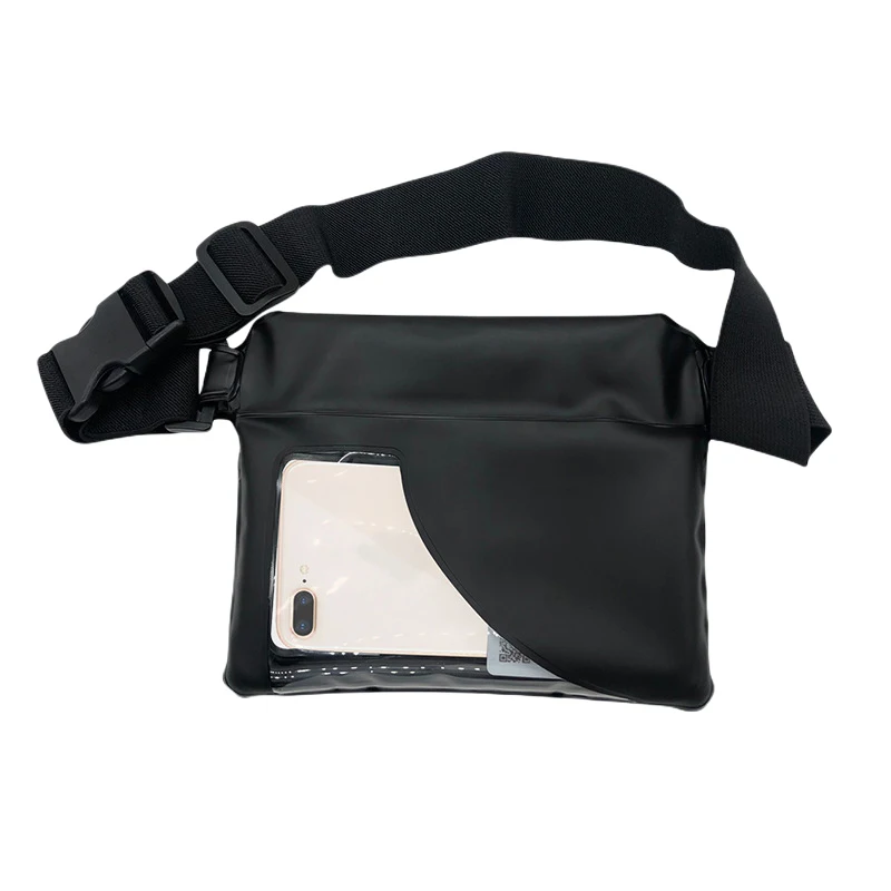 

3 Layers Touch Screen Waterproof Sealing Drift Diving Swimming Waist Bags Skiing Snowboard Underwater Dry Shoulder Bag