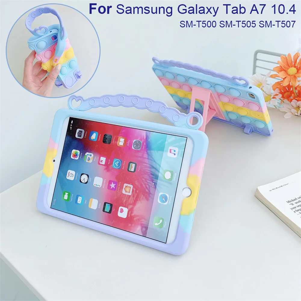 

Детский противоударный силиконовый чехол для Samsung Galaxy Tab A7 10,4 дюйма