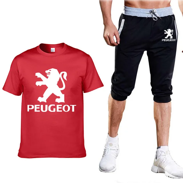 Новинка 2020 года Летний Мужской Хлопковый костюм с коротким рукавом и круглым