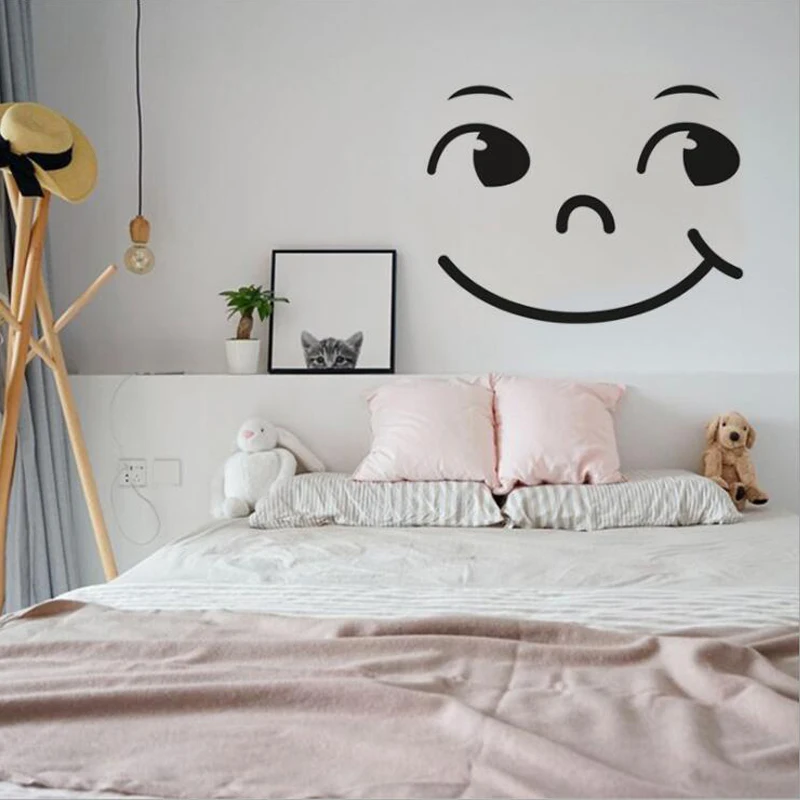 Милый смайлик Стикеры магниты на холодильник счастливого лица Кухня стенка