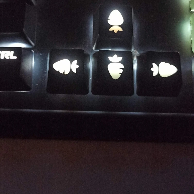 

OEM Profile ABS Carrot Direction Arrows Keys Keycaps Backlight Keycap For Cherry MX Mechanical Gaming Keyboard Key Cap