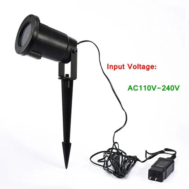 Рождественский лазерный проектор светодиодный светильник с 1 узором для сада