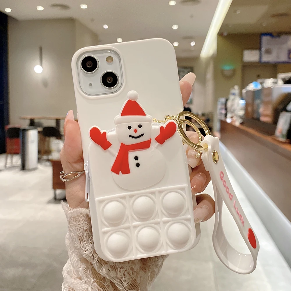 coin purses pop case for xiaomi redmi 10 4a 4x 5plus 5a 6 6a 7 7a 8 8a 9 9a 9c 9t pro wallet pop fidget toys push bubble cover free global shipping