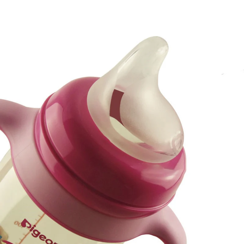 

Baby Soft Safety Liquid Silicone Pacifier duckbill Nipple Natural Flexible Replacement Accessories For Wide Mouth Milk Bottle