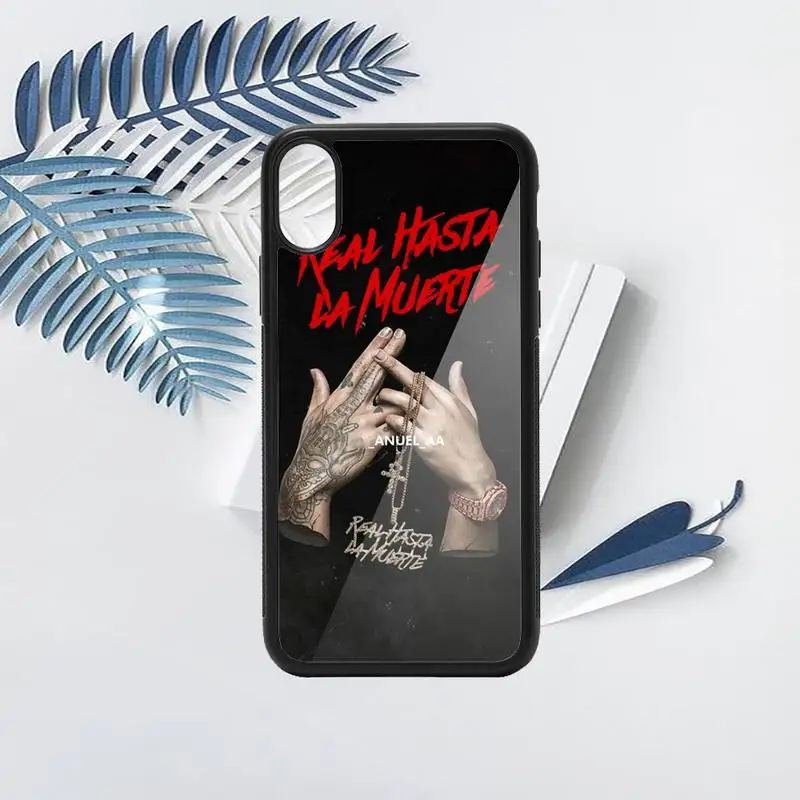 

Anuel AA famous Rapper high quality luxury Phone Case shell PC for iPhone 11 12 pro XS MAX 8 7 6 6S Plus X 5S SE 2020 XR