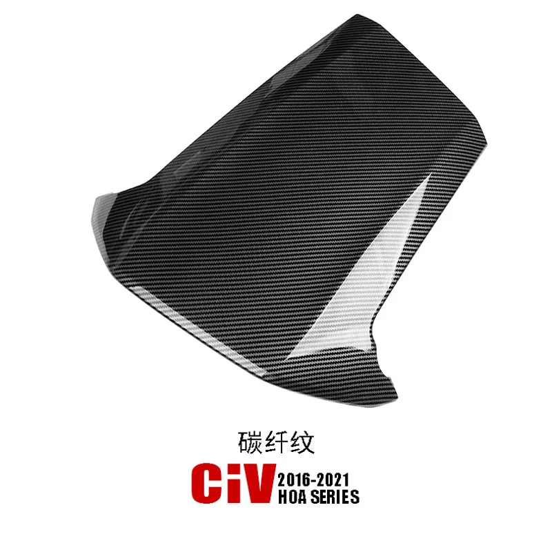Крышка приборной панели из углеродного волокна крышка рулевого колеса для Honda Civic