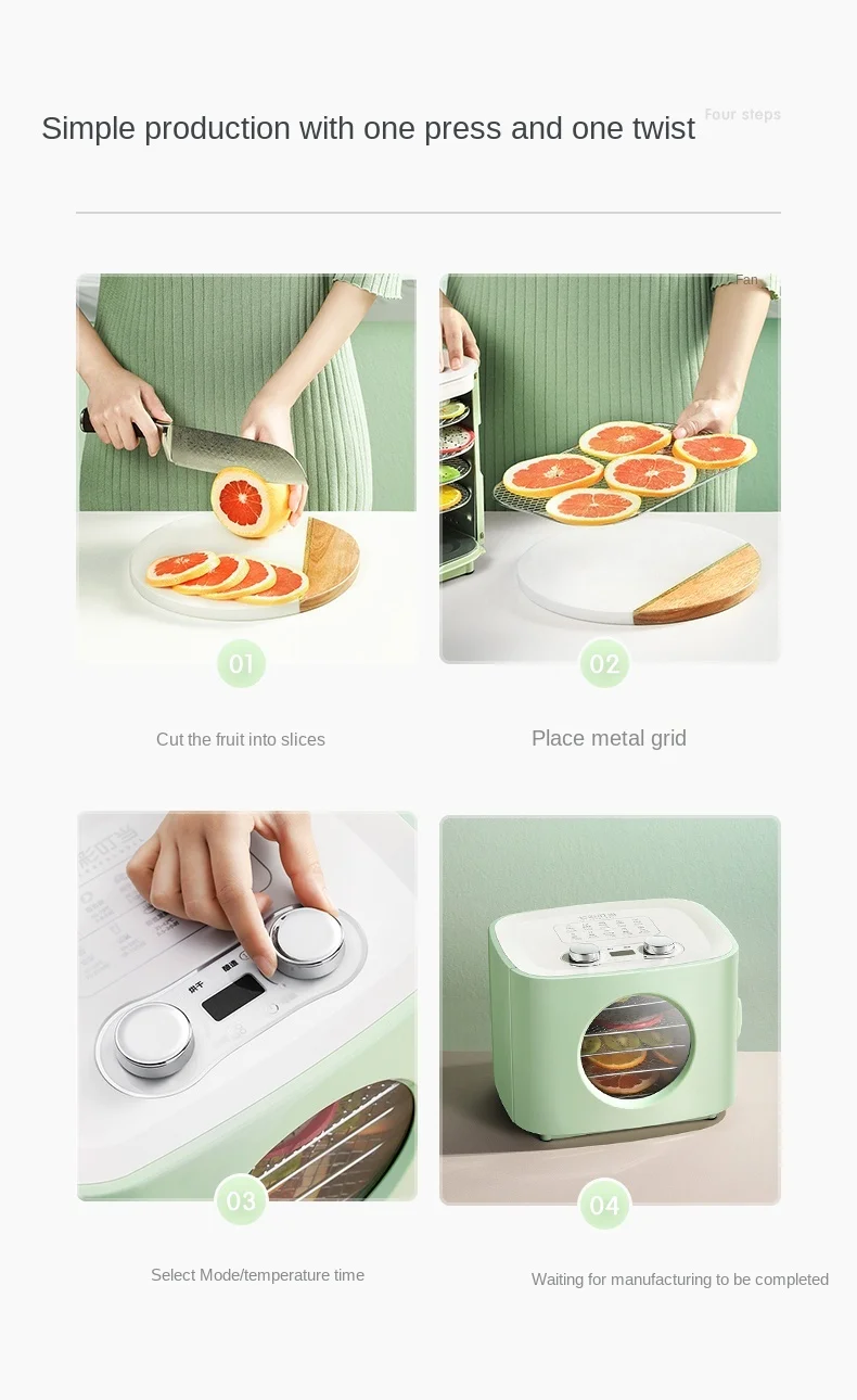 

zq Millet Dryer Food Fruit Dehydrator Food Fruit Meat Small Dryer